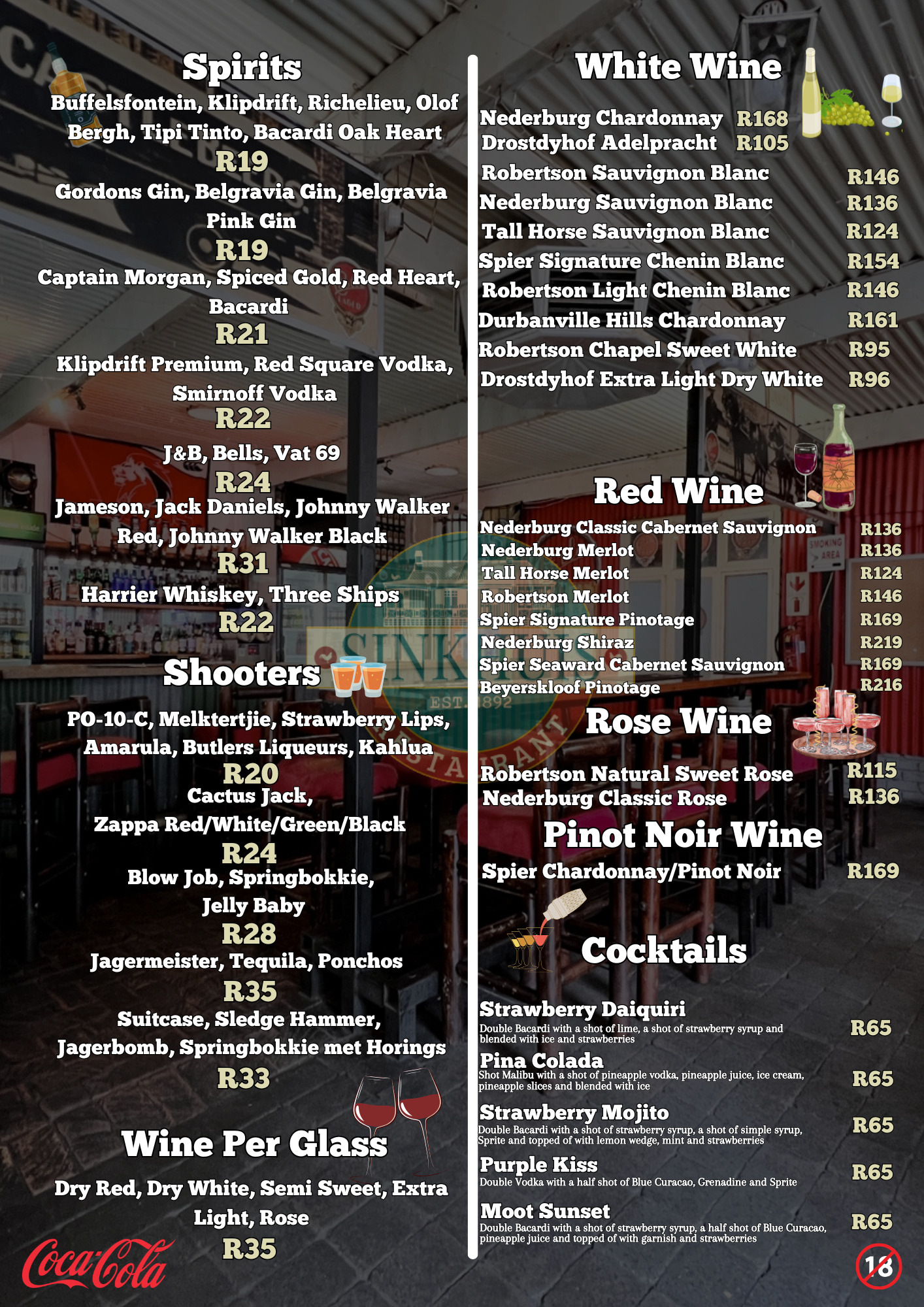 Menu Page